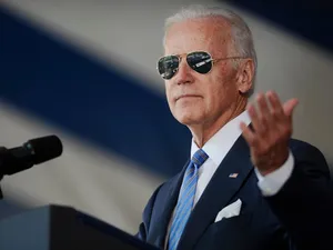 Joe Biden Sporting Aviators Wallpaper