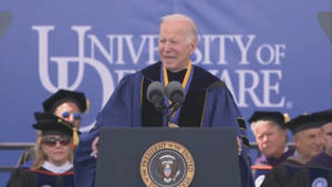 Joe Biden University Of Delaware Graduation Wallpaper