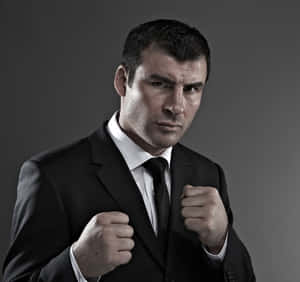 Joe Calzaghe In Boxing Pose Wallpaper