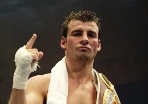 Joe Calzaghe's Cool Pose Wallpaper