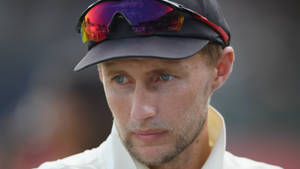 Joe Root Sunglass On Cap Wallpaper