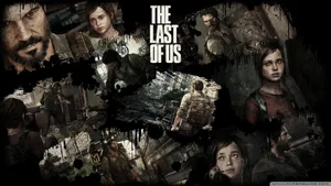 Joel And Ellie Living On The Edge In The Last Of Us Wallpaper
