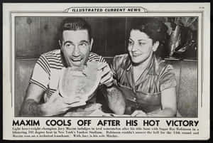 Joey Maxim Newspaper Clipping Wallpaper