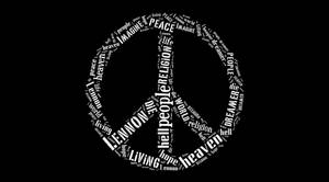 John Lennon Advocating Peace Wallpaper