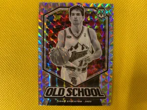 John Stockton Old School Trading Card Wallpaper