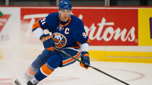 John Tavares Of New York Islanders Wallpaper