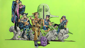 Johnny Joestar Green Wallpaper