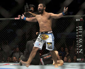 Johny Hendricks Knocking Out Opponent Wallpaper