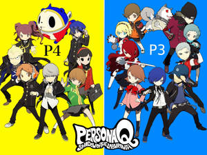 Join Catherine & Rei On An Epic Adventure In Persona Q: Shadow Of The Labyrinth Wallpaper