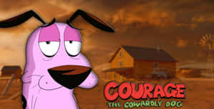 Join Courage In His Hilarious Misadventures Wallpaper