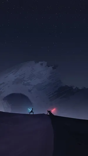 Join Kylo Ren On A Journey Of Redemption With This Amazing Iphone Wallpaper Wallpaper