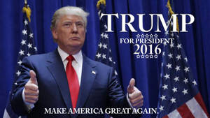 Join President Trump's Mission For Re-election In 2020! Wallpaper