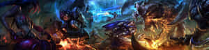 Join The Battle With League Of Legends Wallpaper
