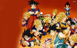 Join The Epic Saiyan War With The Legendary Warriors Of The Dbz Universe Wallpaper