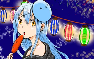 Join The Journey With Rimuru And His Friends Wallpaper