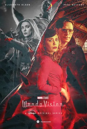 Join Wanda And Vision On A Journey Through An Alternate Reality Wallpaper