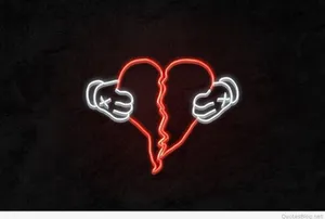 Joined Broken Heart Wallpaper