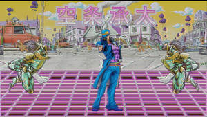 Jojo’s Bizarre Adventure Retro Anime Aesthetic Wallpaper