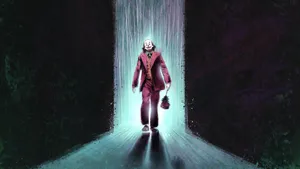 Joker 4k Ultra Hd In Hallway Wallpaper