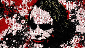 Joker Ledger Abstract Portrait Wallpaper