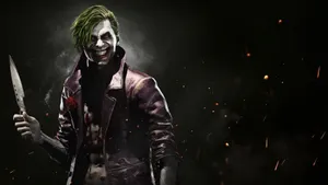 Joker Sinister Grin Wallpaper