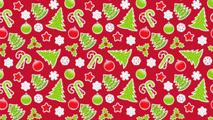 Jolly Christmas Festive Digital Illustration Wallpaper