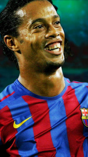 Jolly Face Ronaldinho Wallpaper