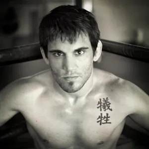 Jon Fitch Ufc Fighter Portrait Grayscale Wallpaper