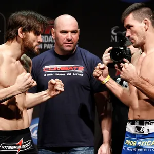 Jon Fitch Vs. Demian Maia Ufc 156 Weigh-in Wallpaper
