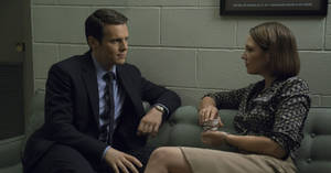 Jonathan Groff And Anna Torv Mindhunter Stills Wallpaper