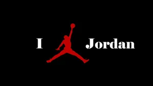 Jordan Logo Iconic Red Wallpaper