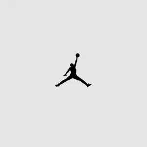 Jordan Logo Minimalist Grey Wallpaper