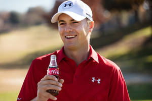 Jordan Spieth Drinking Coke Wallpaper