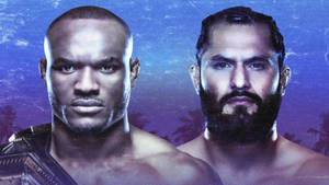 Jorge Masvidal Vs. Kamaru Usman: Eye-to-eye Grudge Match Wallpaper
