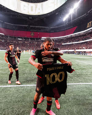 Josef Martinez 100th Goal Kit Against Inter Miami Cf Wallpaper