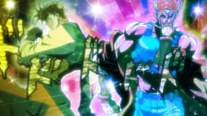 Joseph Joestar In Action Wallpaper