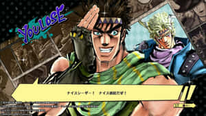 Joseph Joestar Standing Tall In High-quality Wallpaper Wallpaper