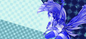 Journey Through The Land Of Departure With Kingdom Hearts Aqua Wallpaper