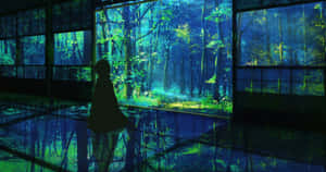 Journeying With Tanjirou To The Mountain Of Demons Wallpaper