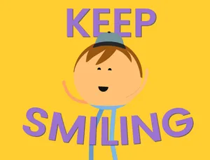 Joyful Young Boy With A Radiant Smile Wallpaper