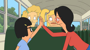 Joyous Linda And Tina From Bob's Burgers Wallpaper