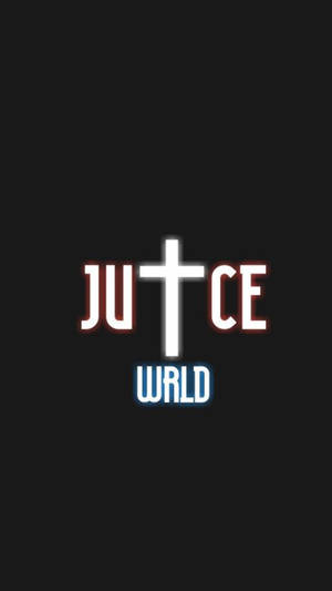 Juice Wrld Logo Cross Wallpaper