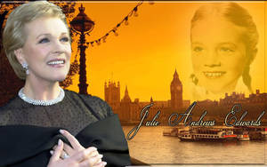 Julie Andrews Postcard Wallpaper