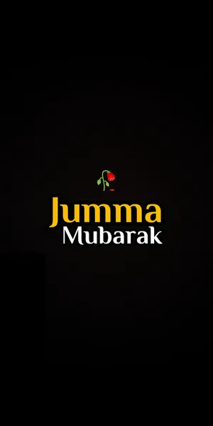 Jumma Mubarak Minimalist Wallpaper