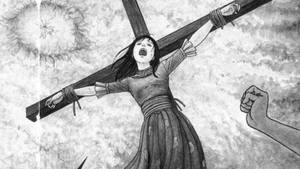 Junji Ito Crucifixion Sacrifice Wallpaper