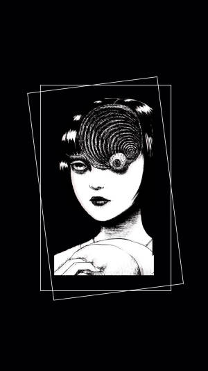 Junji Ito Woman Portrait Wallpaper