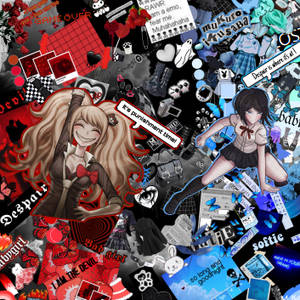 Junko And Oka Picsart Wallpaper