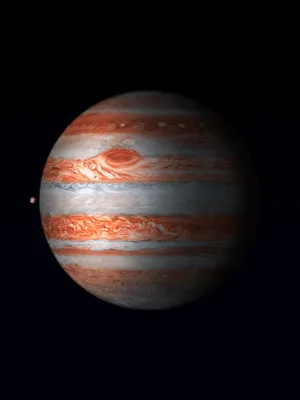 Jupiter And Ganymede Wallpaper