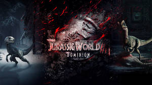 Jurassic World Dominion Dark Red Fan Art Wallpaper