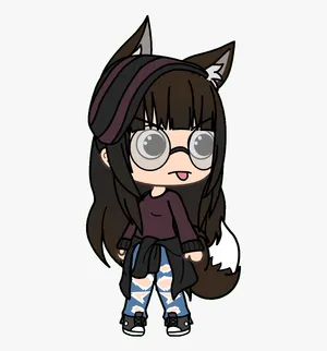 Just Loving Life In Gacha Wallpaper